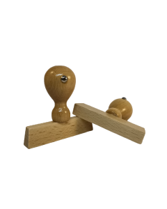 Pravokotna ročna štampiljka - 10×40mm